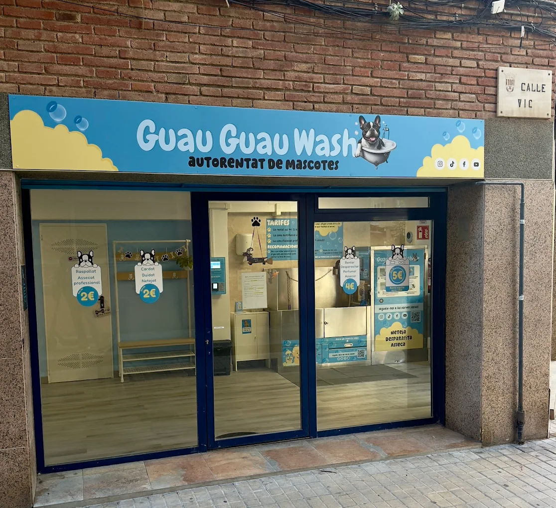 Fachada de Guau Guau Wash en L'Hospitalet